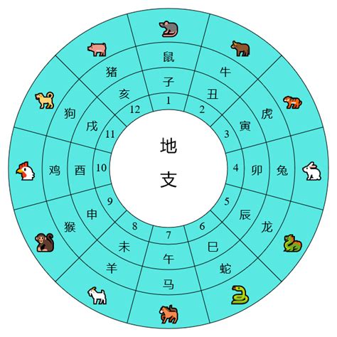 天干地支對照|天幹地支